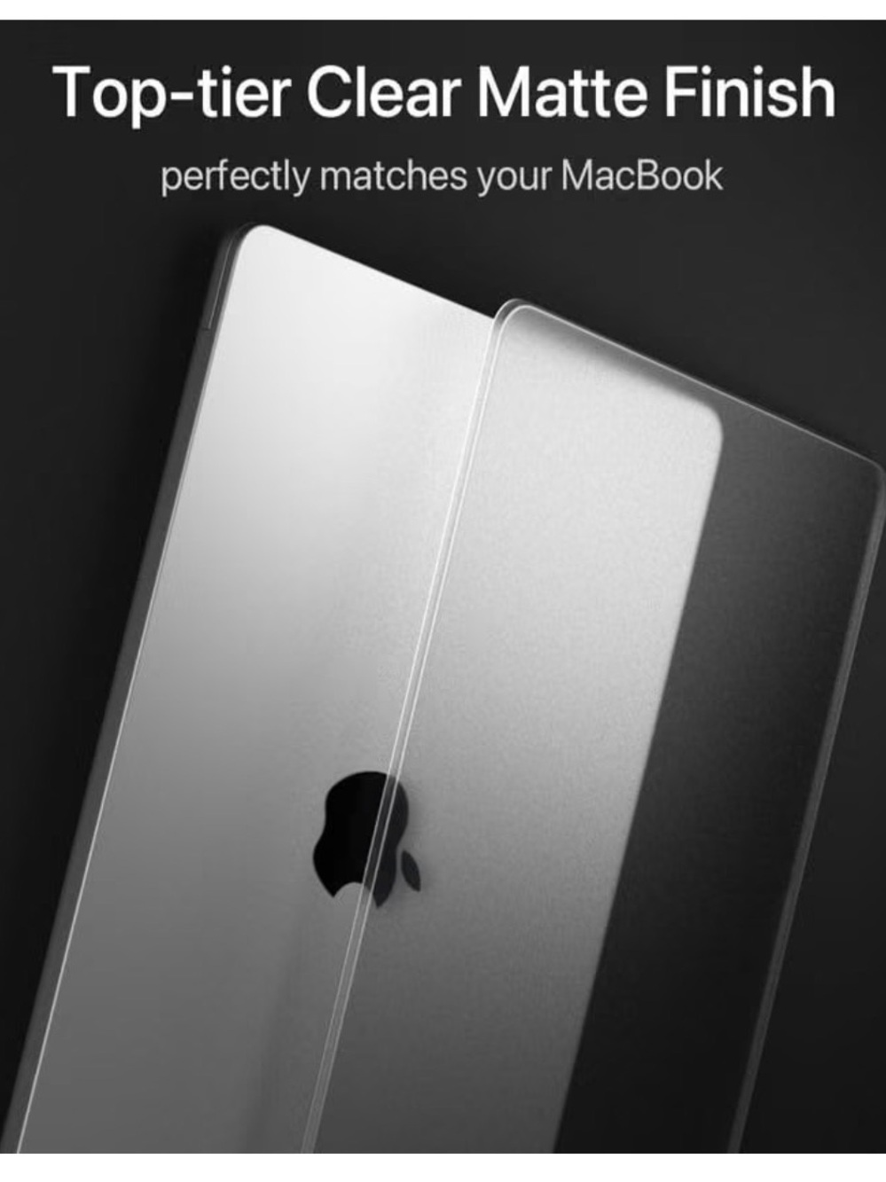 Clear Matte Macbook Cover- Hard Shell
